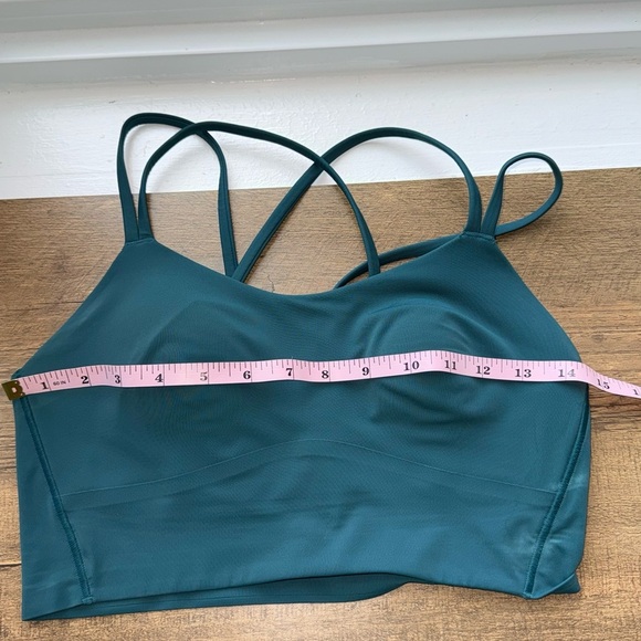 Lululemon Like a Cloud Longline Bra Size 4 Deep Teal Light Support B/C cup - Picture 4 of 4